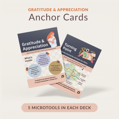 Anchor Cards: Gratitude & Appreciation (physical)