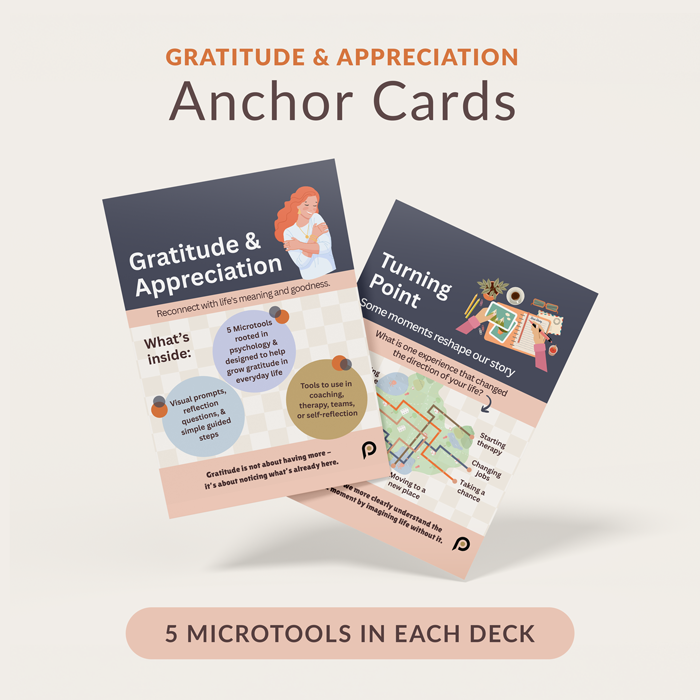 Anchor Cards: Gratitude & Appreciation (physical)