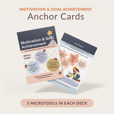 Anchor Cards: Motivation & Goal Achievement (digital)