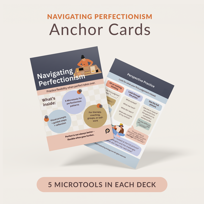 Anchor Cards: Navigating Perfectionism (digital access)